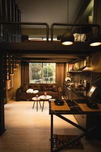 Posezení v ubytování Sdluxurystudio