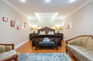 Posezení v ubytování Zámoček Mraznica