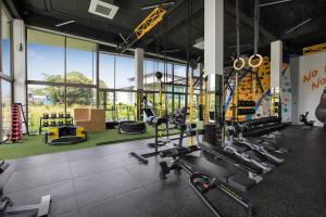 Fitness centrum a/nebo fitness zařízení v ubytování Elite Atoll Serviced Apartments Phuket