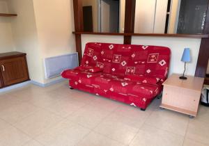 Χώρος καθιστικού στο La pause d'Albepierre