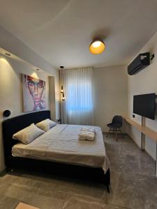 Postel nebo postele na pokoji v ubytování Sea Vacation , luxury Loft ,amazing seaview Buber 301