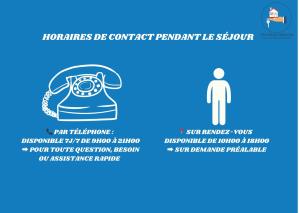 un jeu de deux illustrations d'un homme et d'une lampe de poche de sécurité dans l'établissement Les Marines Port 2 Min Plage Camargue- TOP PROS SERVICES Conciergerie La Grande Motte, à Mauguio