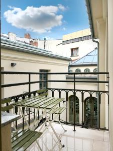 Balkón nebo terasa v ubytování Studio Premium with Air Conditioning for couples in the heart of Krakow, Main Square