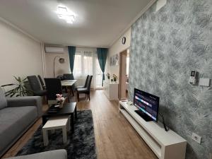 Μια τηλεόραση ή/και κέντρο ψυχαγωγίας στο Deer Apartment