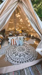 Posezení v ubytování Mereääre Glamping ja Rannamaja