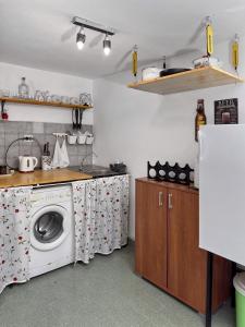 Kuchyň nebo kuchyňský kout v ubytování Ceres Apartments