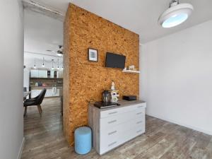 Kuchyň nebo kuchyňský kout v ubytování Ceres Apartments