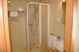 Koupelna v ubytování Hostal Ruiz
