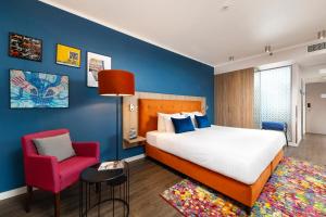 Posteľ alebo postele v izbe v ubytovaní Three Corners Lifestyle Hotel