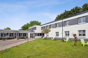 Zahrada ubytování Hôtel Restaurant AKENA Camiers-Le Touquet - 2 étoiles