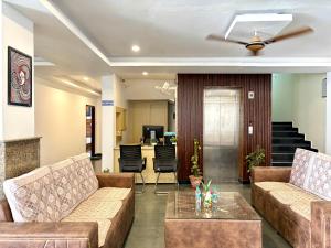 Khu vực ghế ngồi tại Shree Ji Retreat - A Boutique Stay
