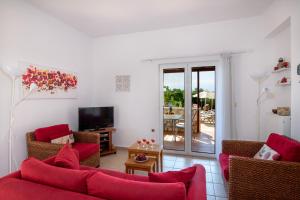 Posezení v ubytování Olive Grove Villas - Villa Eleni