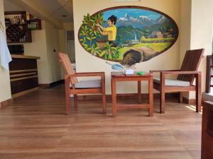 Istumisnurk majutusasutuses Jay sambhoo pumdikot lodge restaurant and cafe