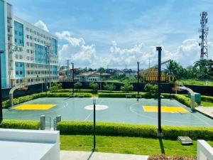 a basketball court in the middle of a city at Kzl Crib in Davao City