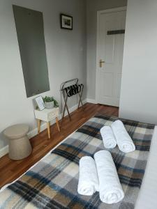 Postel nebo postele na pokoji v ubytování Dingle Atlantic Lodge B&B