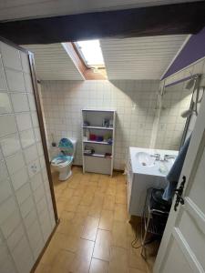 Ένα μπάνιο στο Appartement