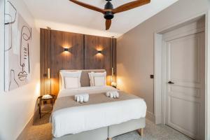 Posteľ alebo postele v izbe v ubytovaní Family Apartment in Paris + 26 fotografií