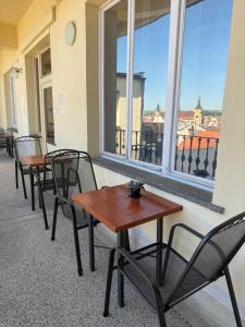En balkong eller terrasse på Apartmán Kaiser