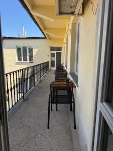 En balkong eller terrasse på Apartmán Kaiser