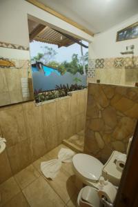 Koupelna v ubytování Hotel Pura Natura Beachfront Tortuguero