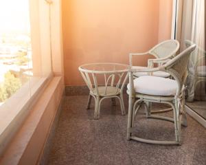 Balkón nebo terasa v ubytování Sama Hotel Jabal Al Akhdar