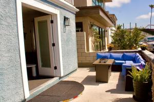 Patio nebo venkovní prostory v ubytování Sweet Beach Duplex