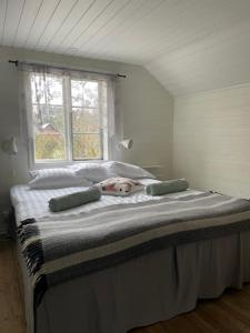 Postel nebo postele na pokoji v ubytování Ingmarsö B&B