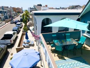 Balkón nebo terasa v ubytování Sweet Beach Duplex