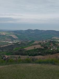 a view of the hills from the top of a hill at CASA LEBRà in Force