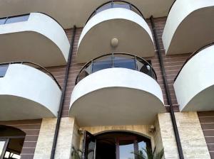 Balkón nebo terasa v ubytování Silistar Hotel