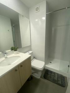 Phòng tắm tại Departamento Viña del Mar - Cerro Placeres