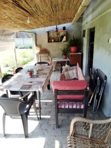 Posezení v ubytování Rustic Haus Pivon