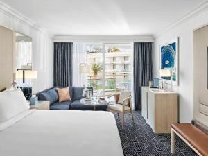 Vuode tai vuoteita majoituspaikassa Fairmont Monte Carlo