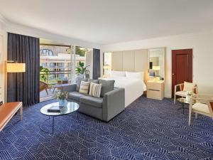 Vuode tai vuoteita majoituspaikassa Fairmont Monte Carlo