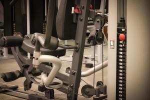 Fitness centrum a/nebo fitness zařízení v ubytování EZ Moema Hotel