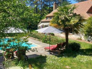Zahrada ubytování Maison d'hôtes La Danasha