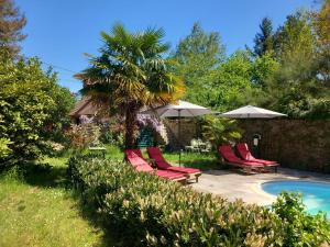 Zahrada ubytování Maison d'hôtes La Danasha