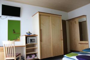 Kuchyň nebo kuchyňský kout v ubytování Gästehaus Karassowitsch