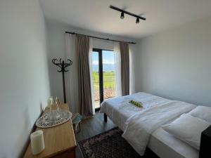 Postel nebo postele na pokoji v ubytování Chateau Resse