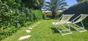 Κήπος έξω από το Palm Rei House Costa Rei