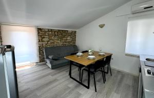 Kuchyň nebo kuchyňský kout v ubytování Apartment Moris