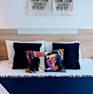 Postel nebo postele na pokoji v ubytování Zara Green Apartment 4 Guests Pet Friendly