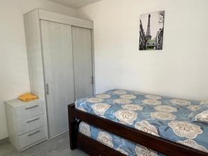 Postel nebo postele na pokoji v ubytování Apartamento Conjunto Aqualina Orange