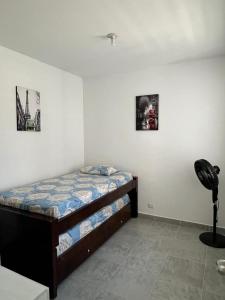 Postel nebo postele na pokoji v ubytování Apartamento Conjunto Aqualina Orange