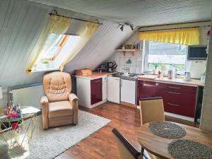 Nhà bếp/bếp nhỏ tại Lütt Matten