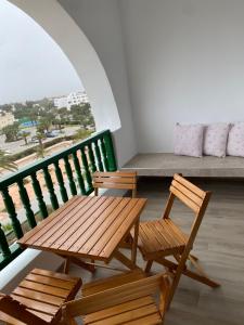 Балкон или тераса в Suite d'Hôtel vue sur mer