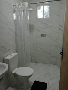 Et badeværelse på Casa de Maria Praia Suape