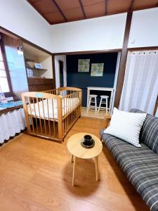Posezení v ubytování 天海 Tenkai 丸々貸切1日1組限定宇野駅から宿まで5分無料送迎有り
