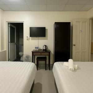 Postel nebo postele na pokoji v ubytování LAM ANH Hotel