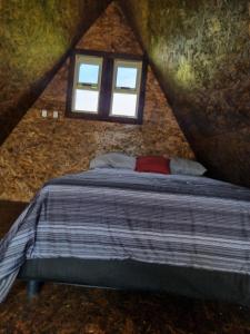 Postel nebo postele na pokoji v ubytování Valle Colibrí
